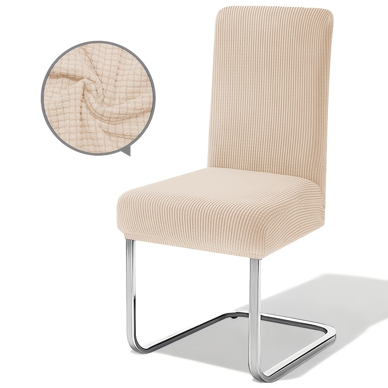 TEMU de silla de comedor elástica con estampado de cuadros para mascotas, protector extraíble y lavable para cocina y comedor