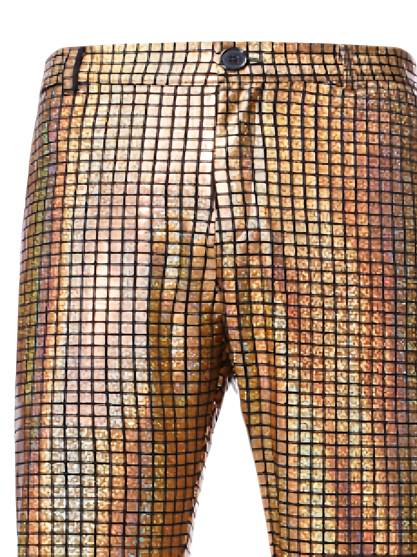 mens sequin hot stamping suit pants | temu Temu