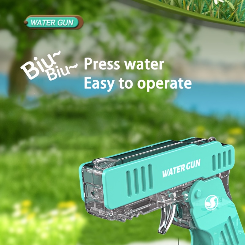 Foldable Water Gun for Kids Continuous Shooting Water Pistol Toy