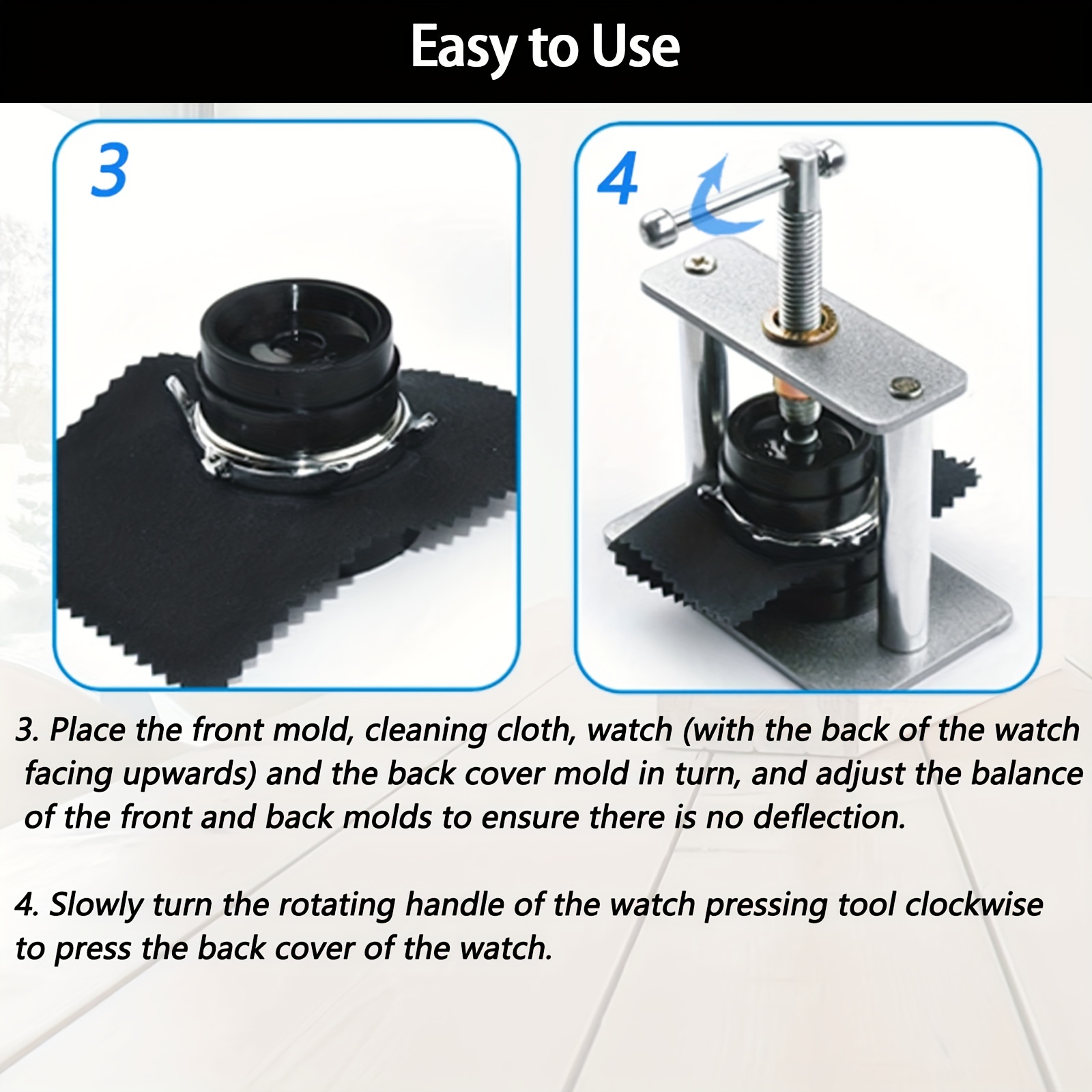 80pcs watch repair kit watch press tool battery replacement Temu