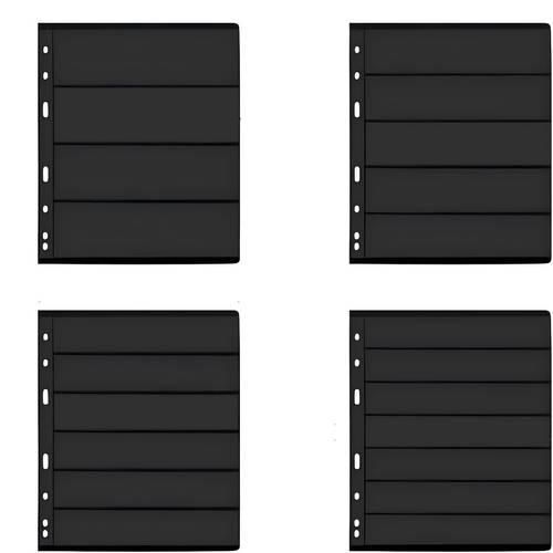 12 page stamp album sheets for collectors stamp album pages for stamp albums and binders with standard 9 hole binder pockets suitable for 4 5 6 7