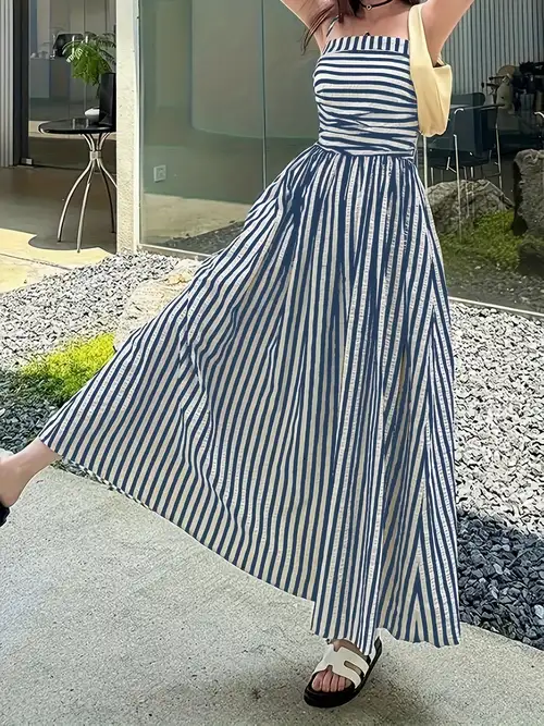 black and white striped dress sold on Temu United States black and white striped dress sold on Temu United States