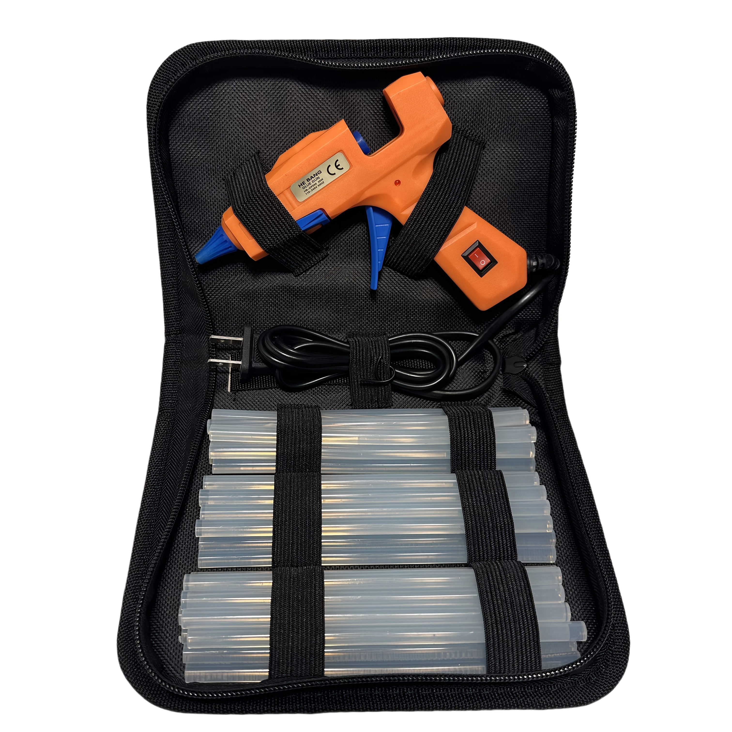 30W Hot Melt Glue Gun Kit with 30 Glue Sticks 0.27 x 5.9 in for Crafts, DIY, and Home Repairs, Multiple Color Options