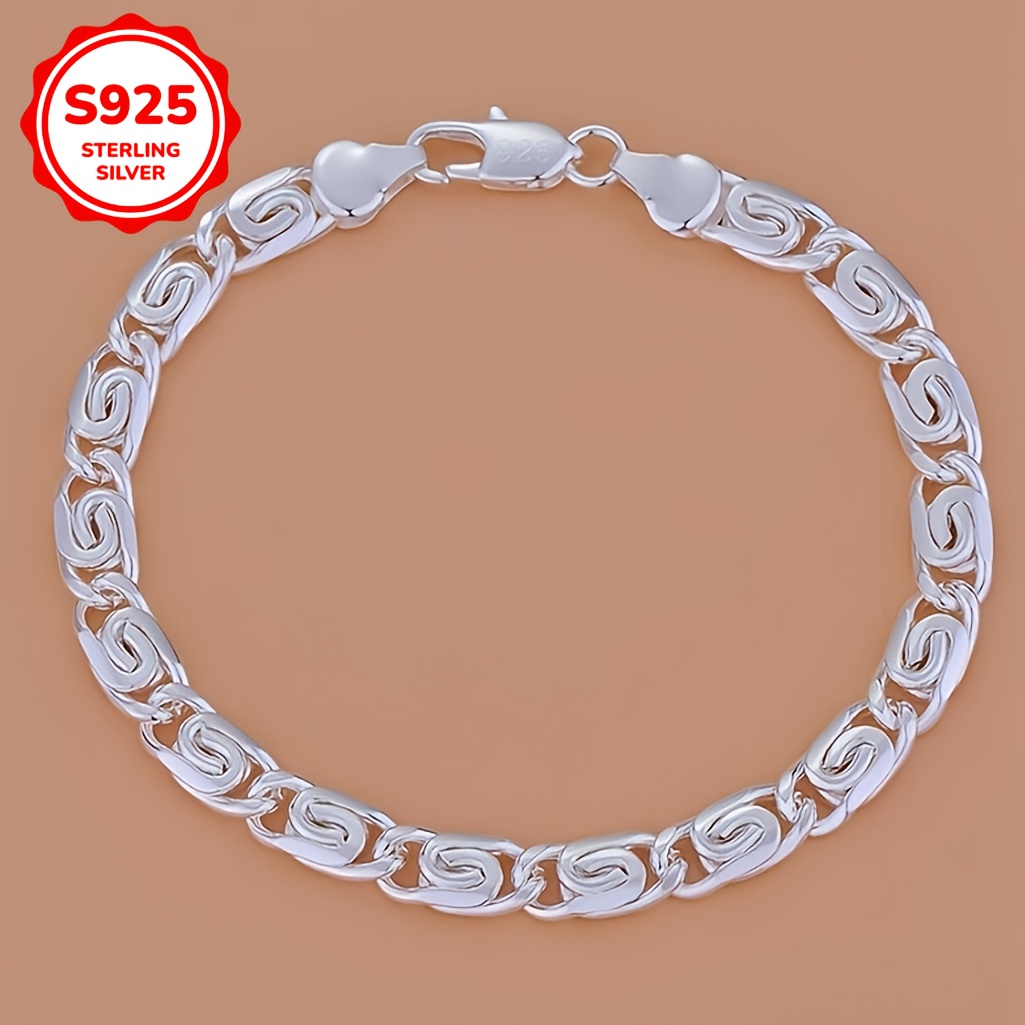 

1 Ensemble Collier et Bracelet Chaîne Nuage Style Simple en Argent Plaqué 925, Bijoux de Mode pour et pour Offrir, Accessoire Toutes