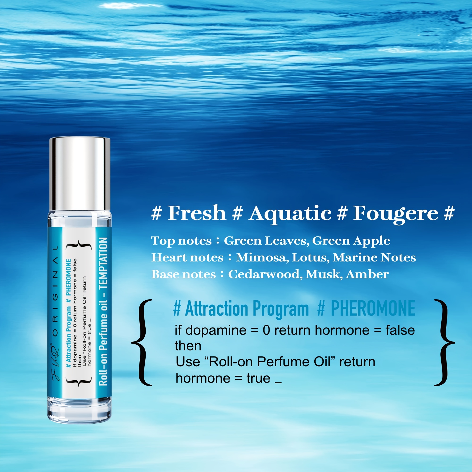 Ja Veir *'S Pheromone Cologne Beverage-Free, Fresh Aquatic Scent Eau De  Toilette, oz Dating Everyday Use