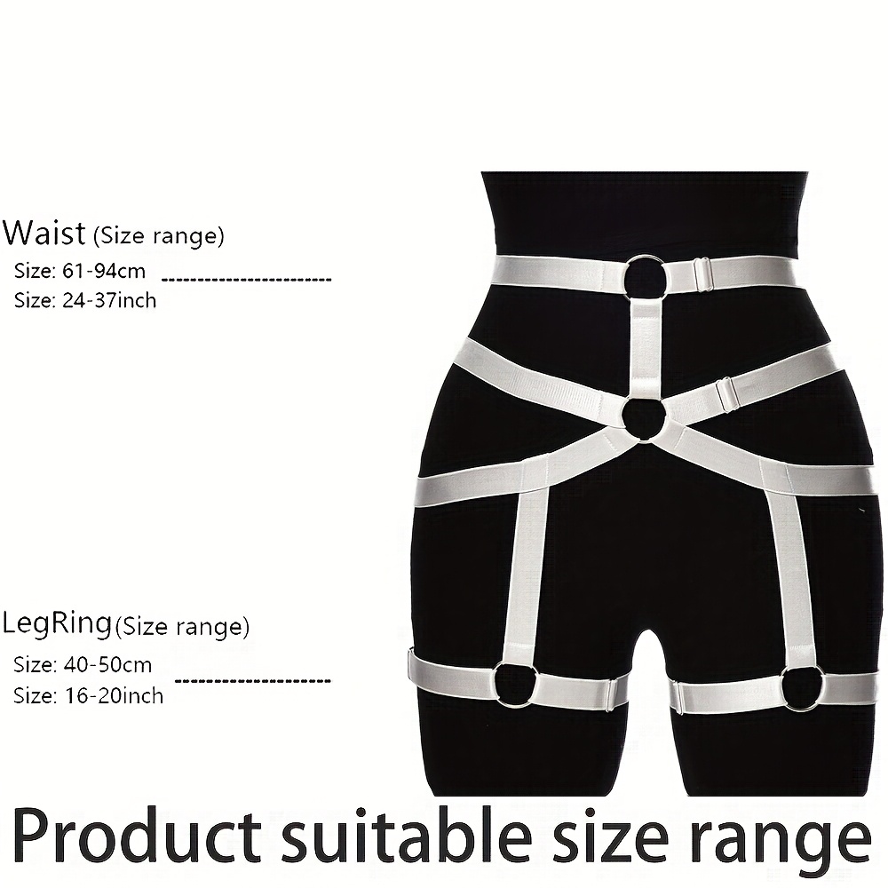 women bandage stockings harness garter belt harajuku - Temu Canada