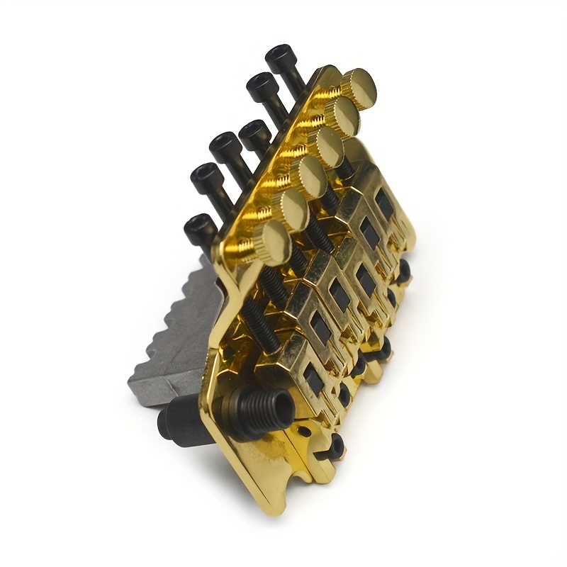 Electric Guitar Tremolo Bridge Double Locking Systyem Black/Silvery/Golden