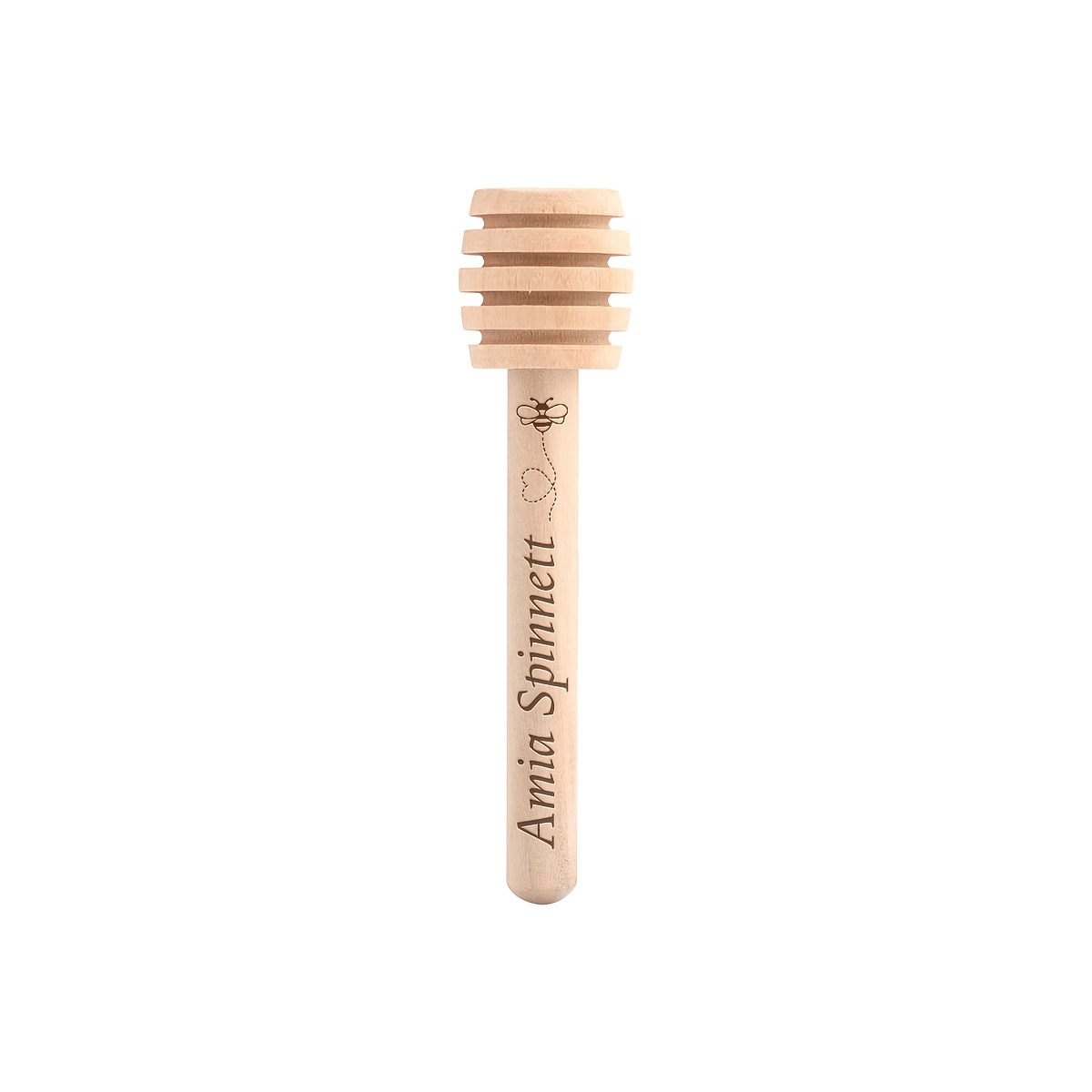 TEMU 10pcs Dookebws Honey Spoons - Personalized Engraved Mini Spoons Suitable For Wedding Favors, -themed Gifts, Honey Jar Stirrers, For Home Kitchen