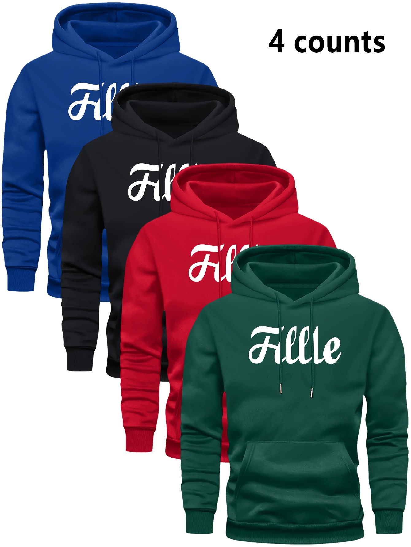 men's casual fashion hoodies geometric print polyester 100% Temu