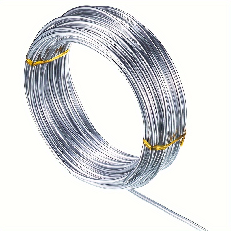 

A Roll Of 3 Meters (3mm) Aluminum Wire Armature Bendable Metal Craft Wire For Making Doll Skeleton Diy Crafts