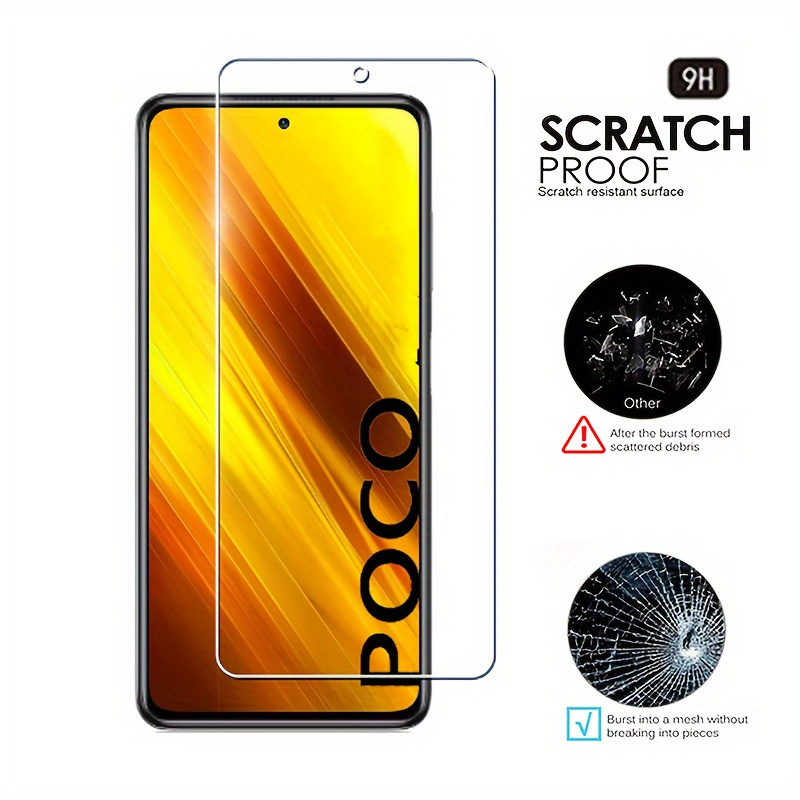 1) poco x3/poco x3 pro/poco x3 nfc full cover tempered Temu Portugal