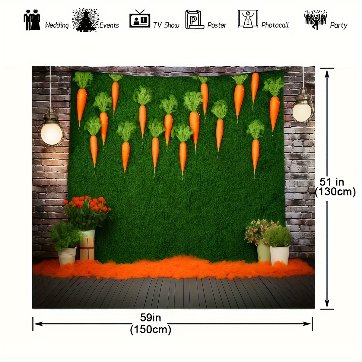 1pc easter backdrop greenery wall bunny spring easter backdrops for photography party decorations photo background for picture portrait photo studio