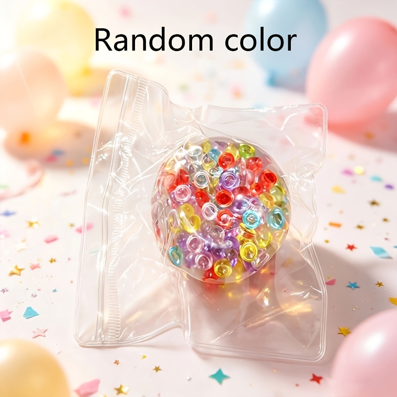 Image of Colorful Bead Relax Squeeze Ball, Squeezable Relax Toy, Small Party Favors, Christmas And Halloween Holiday Party Gifts