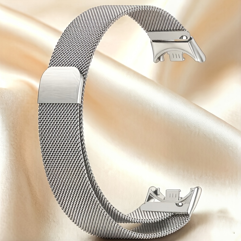 E-shop Stahl Armband für Xiaomi 9/8 Armband Damen/Herren, Metall Edelstahl Smart Armband für 8/9/10 Smartwatch Zubehör