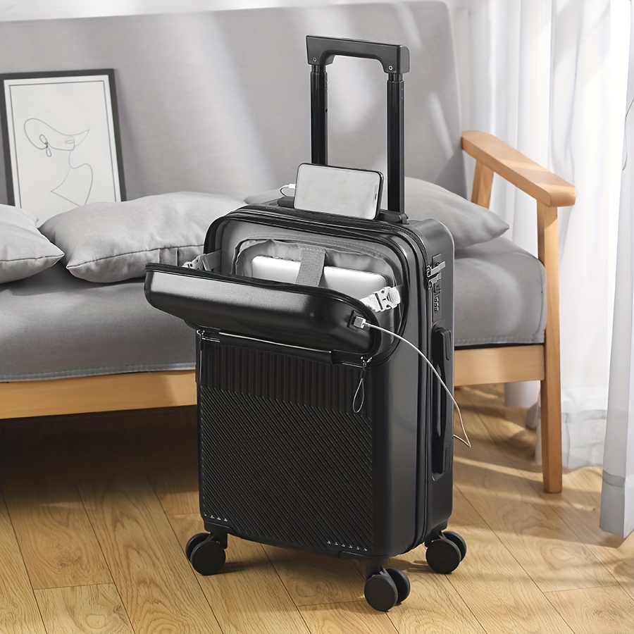 Luggage Case 20 Inch Luggage with Password Lock And Wheels | 1pc Travel Function Boarding Case, Big Capacity Suitcase, Suitable for Daily Use As A Neutral Bag 14 Luggage Case 20 Inch Luggage with Password Lock And Wheels | 1pc Travel Function Boarding Case, Big Capacity Suitcase, Suitable for Daily Use As A Neutral Bag - Image 14