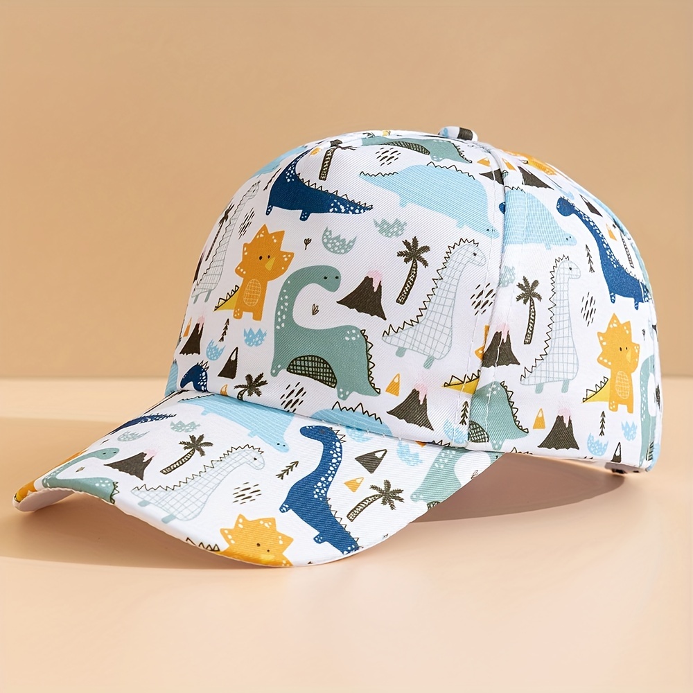 

Kids Dinosaur Planet Print Baseball Cap, Adjustable Breathable Snapback Hat, Perfect For Birthday Gift, For Outdoor Vacation