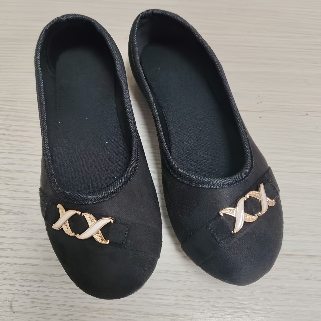 TEMU Size 36-41 Women's Flat Shoes, Soft Sole Comfortable, Elastic Upper, Suitable For Daily Home, Office, Party Wear, Used As Gifts To Send