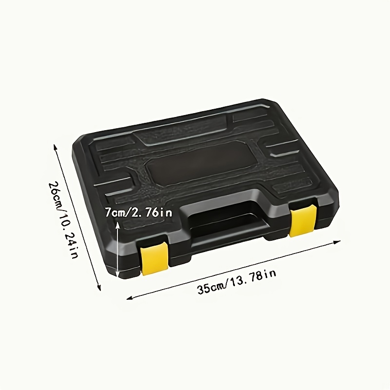 TEMU 88pcs Household Tool Kit: Durable Carbon Steel, Including Hex Wrench, Screwdriver Head, Wrench, And Tape Measure - Diy, Home, And Car Repair