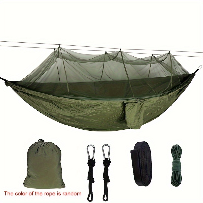TEMU Lightweight Ultralight Camping Hammock -setup Net - For 1-2 People, Backpacking, , And Travel - Durable, Comfortable, And Portable
