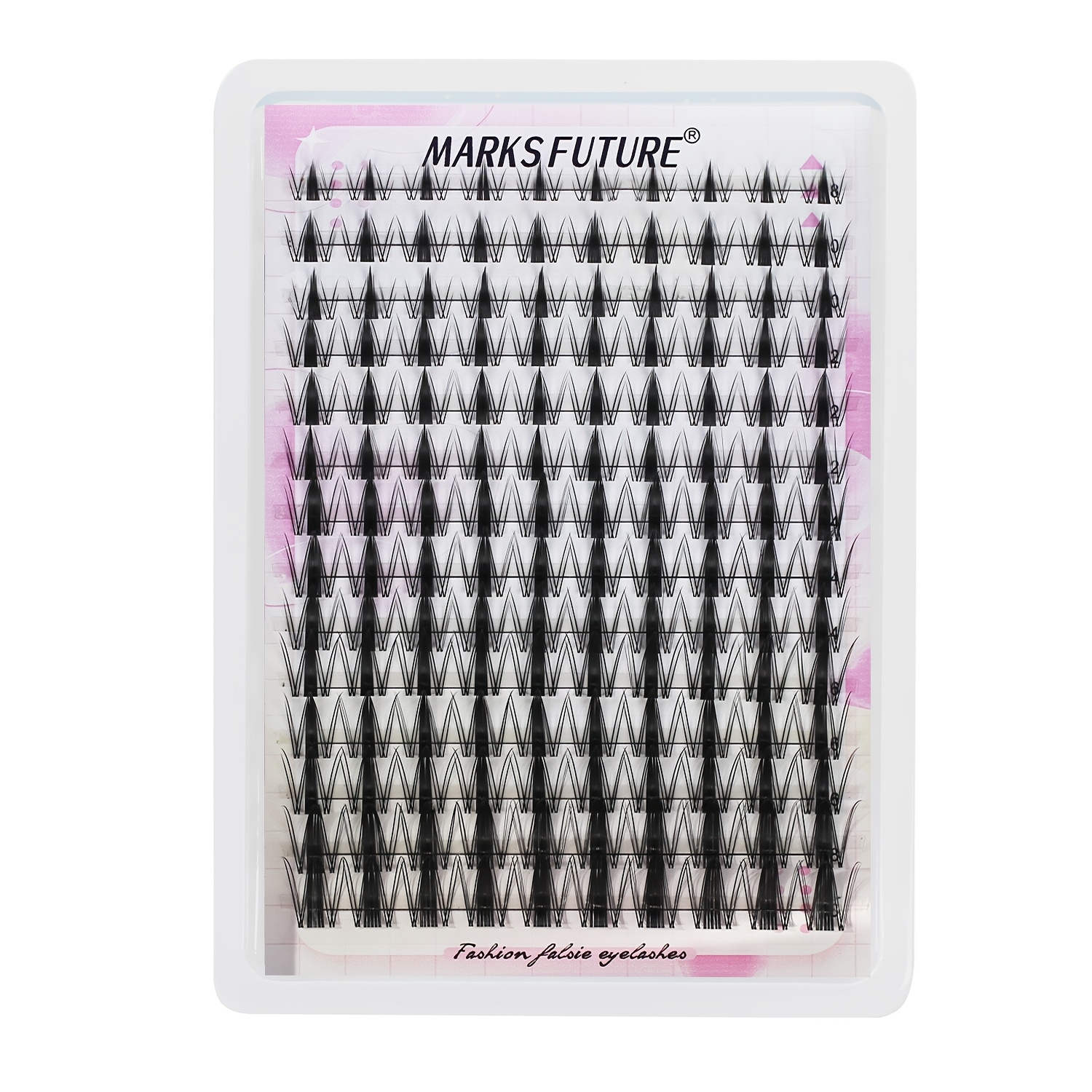 Image of 140pcs Wispy Natural Eyelash Clusters, C , Natural Cat Eye Style, Mixed Lengths 8-18mm, Dense And Reusable, Perfect For Beginners For Home Use, Suitable For , Daily Parties, And Looks