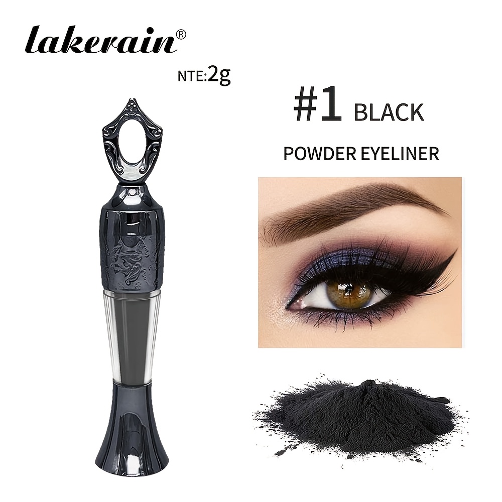 Lakerain Powder Eyeliner, Long-lasting Eye Color, Gentle And Skin-friendly, , Outlines The Eyeliner, Enlarge And Enhance The Visual, Makeup Of
