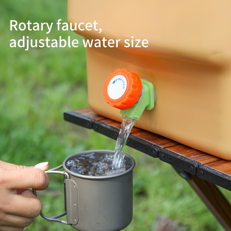 5.28gal/7.93gal Portable Water Storage Bucket with Faucet - Scratch & Impact Resistant, Durable PE Material for Camping, Home, Car - Easy-Fill Design, Camping Essentials, Outdoor Water Container, Secure Lid Feature