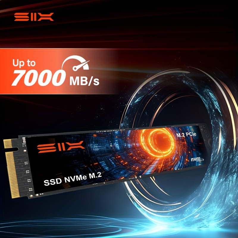【新品未開封】SIX X7400 SSD 2TB Read: 7350 MB/s SIX M.2 PCIe 4.0 SSD 7350MB/s 読み取り速度、1TB/2TB/4TB