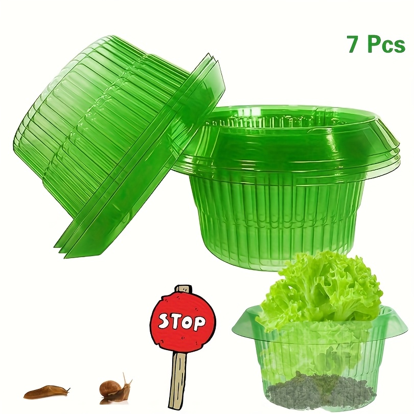 Slug Collars, Planter Slug Collar To Protect Plants From Snails And , Slug Collars Protect Plants Growth. (7pcs Set)