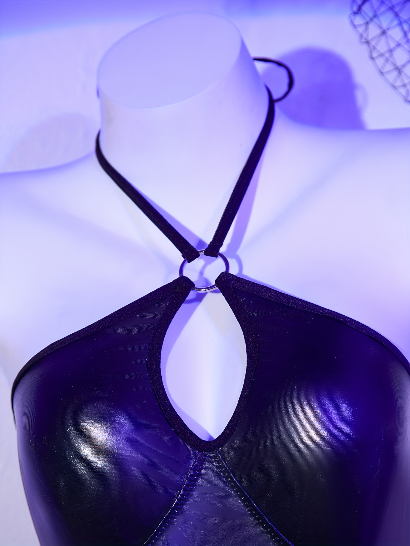 Women'S Sexy Backless Bodysuit - High Support, No Padding, Solid Color, Adult Size, Adult Novelty Wear | Backless Design | Smooth Texture