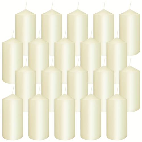 20 2 inch retro european ivory column candles hand cast super long 6 is essential
