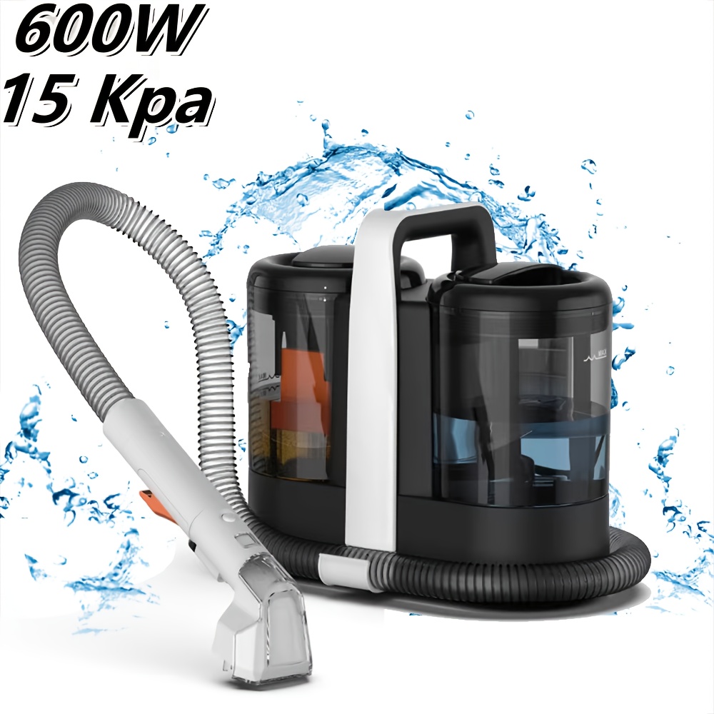 1500Pa Powerful Suction Portable Carpet & Upholstery Spot Cleaner Machine - Dual Water Tank Design, Non-Chemical Stain Remover for Rugs, Pets, Car Seats, Sofa, Carpet Cleaner, Pet Hair Remover, Modern Appliance, Durable Plastic Body, Cleaner, Carpet Cleaning Machine, Cleaner Machine,  ,   Cleaning,   Motor, Home Cleaners, Busy Households