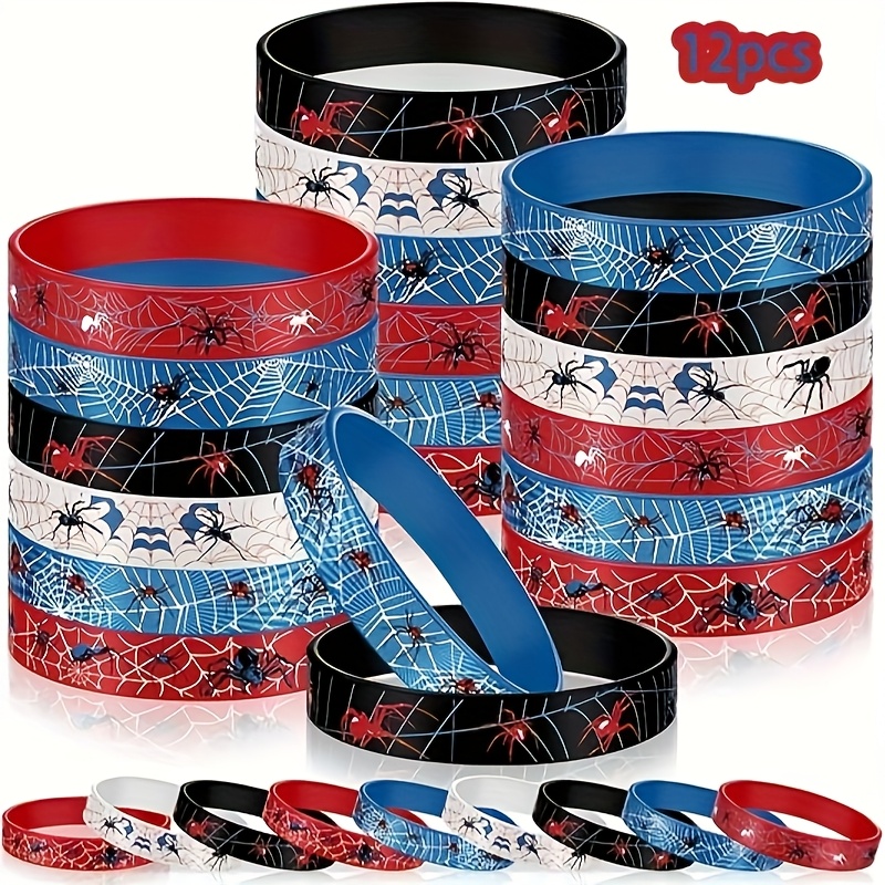 Gift For Her/him 12pcs Party Favors Silicone Wristbands, Theme Party Decorations Supplies, For Adult Birthday Decoration Supplies