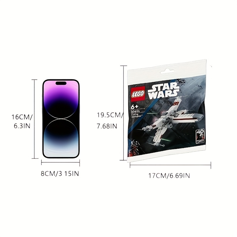 European Version, LEGO X-Wing Starfire Set 30654, A Building Block Toy Suitable For Children Aged 6 And Above