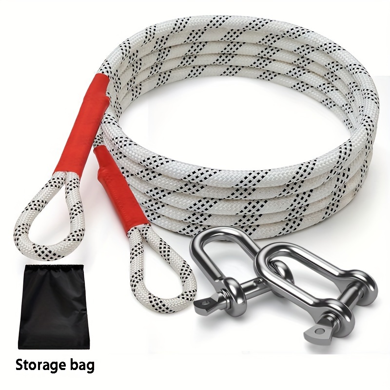 

Heavy-duty Tow Rope, Polyamide Material, Front Placement, With And Storage Bag, For Multiple Models