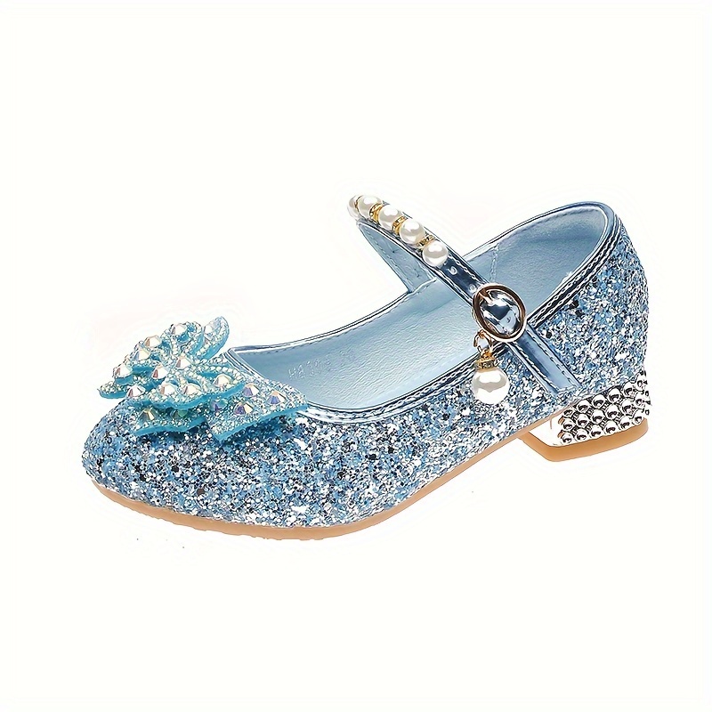 blue sequin dress shoes Katya Sequin Round Neck Slit Dress  Royal + Reese