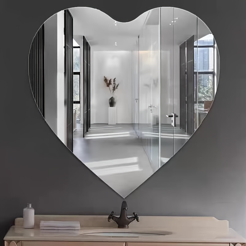 

-shaped - , Hd Decor For Bathroom & - Installation Double- Adhesive