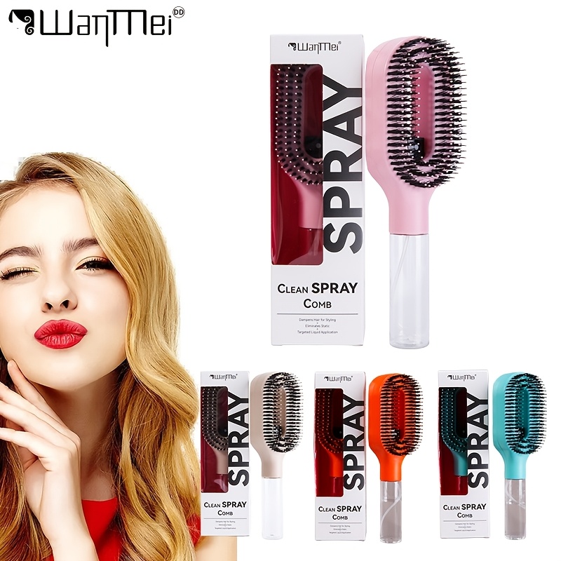 cepillo de pelo   - herramienta innovadora de spray y cepillado para peinar el cabello húmedo y   - cerdas anti-enredos, práctico reservorio de agua,   de usar para   de la   Detalles del producto 2