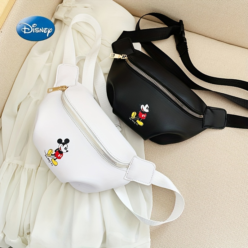 

Disney Mickey Cute Cartoon Chest Bag, Fashion Zipper Front Adjustable Shoulder Strap Fanny Pack, Suitable For Exercise, Hiking, Running, Travel, Wilderness