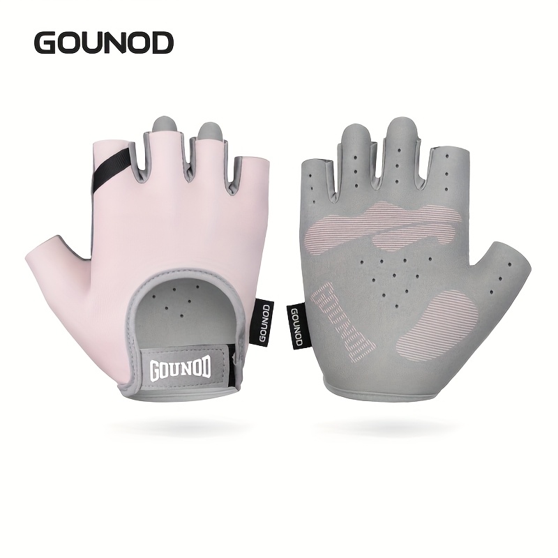 TEMU Guanti da ciclismo mezze , imbottitura in gel antiscivolo, guanti traspiranti da allenamento per palestra per , facili da indossare