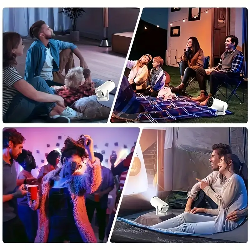 mini portable smart projector with built-in 11, 0 os, supports wifi 6, ° rotatable design, remote control, ideal for home theater, wall viewing, gaming, and hd video streaming Product details 1