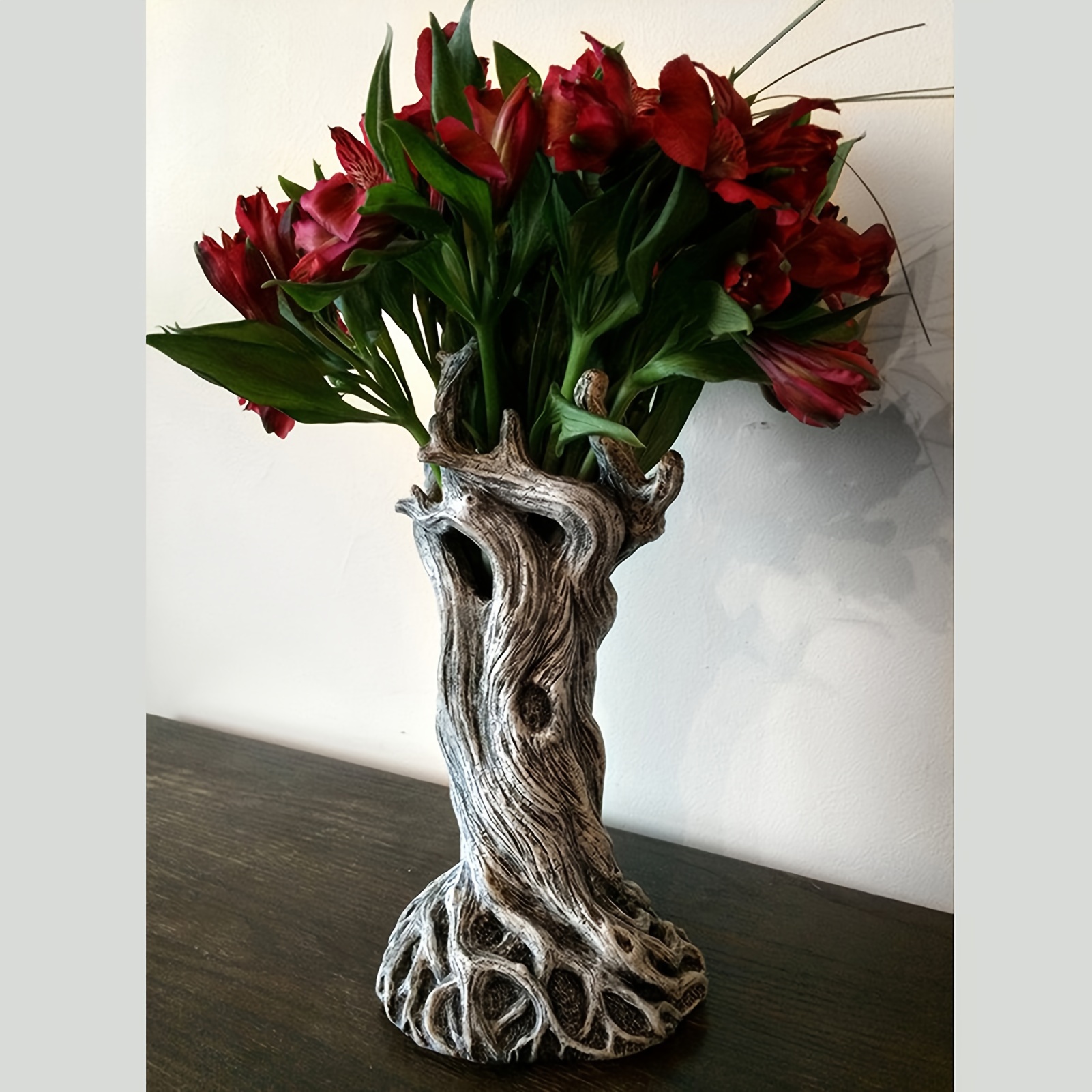 

Resin Floral Vase Ornament - Aesthetic Dry Flower Arrangement For Indoor - Dry Floral Plant Vase Ornament Creative Resin Indoor Statue Vase Suitable