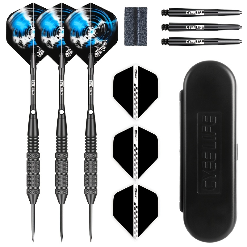 E-shop 24g Hartspitzen-Darts Metallnadeln, Professionelle Heimunterhaltung Wettkampfdarts, Verfügbar in Silber Schwarz