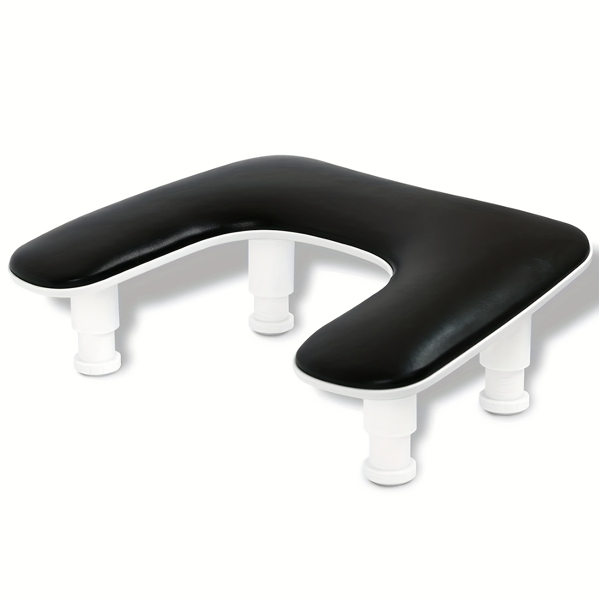 TEMU 1pc Adjustable And Portable Nail Art Armrest, Featuring A U-shaped One-hand With An Surface For Phototherapy To Fatigue. The Armrest Is