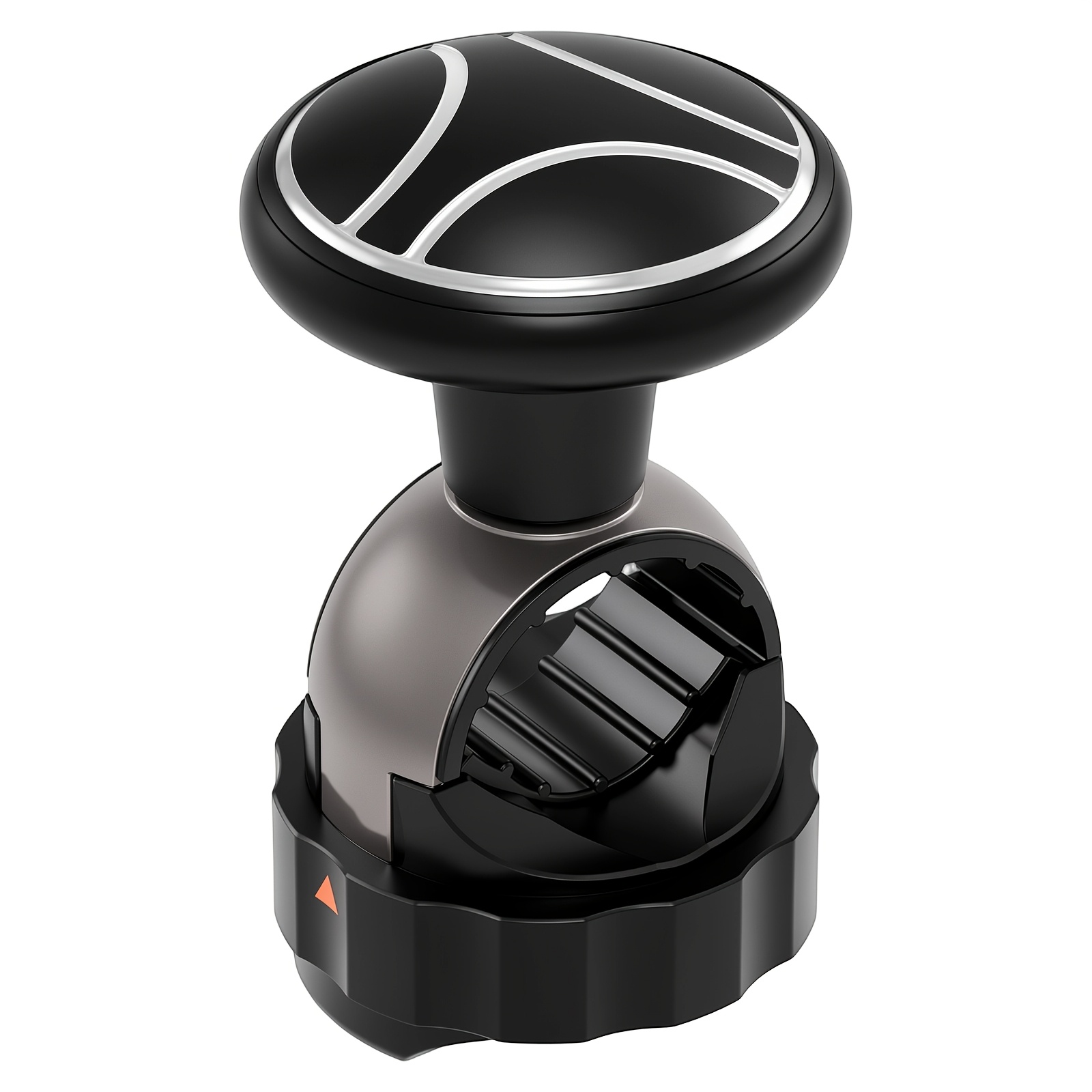 TEMU Steering Wheel Steering Assist Handle, 3.45-4.9 Inch Steering Wheel Knob With Metal Bearings, Suitable For Cars, Trucks, Lawn Mowers, Boats,