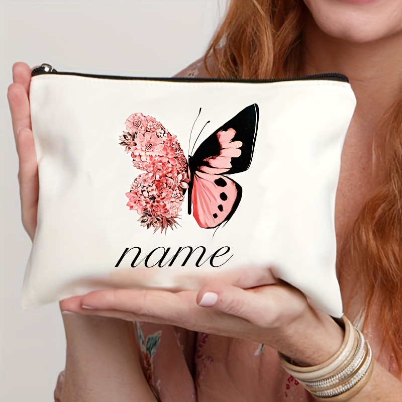 TEMU 6 Estilos de Bolsas de Maquillaje Personalizadas de Marca Superior, con Fácil Diseño Floral y Duales de Pantalla de , Adecuado Complementos y