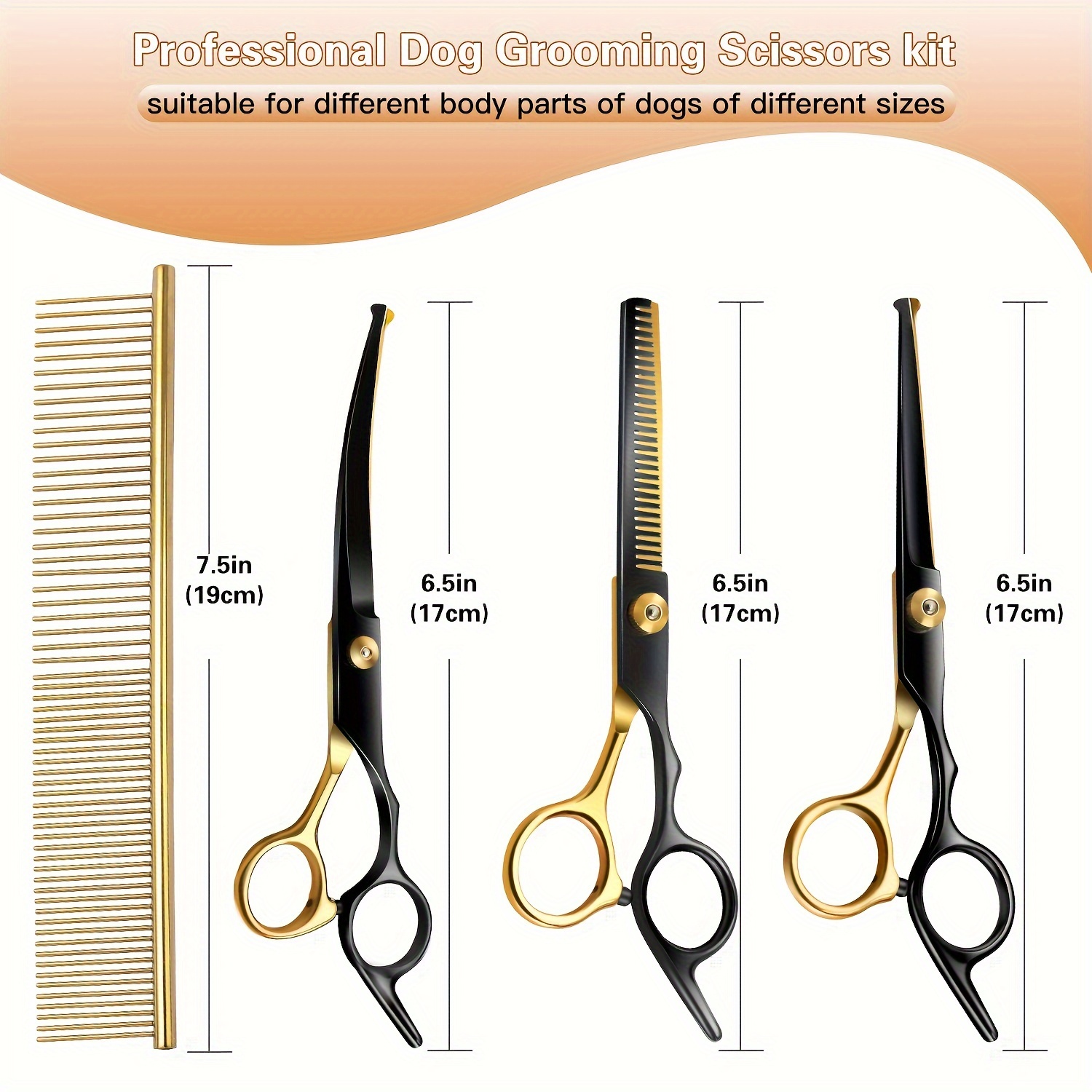 tijeras cortar pelo perros acero inoxidable mascotas Temu Chile