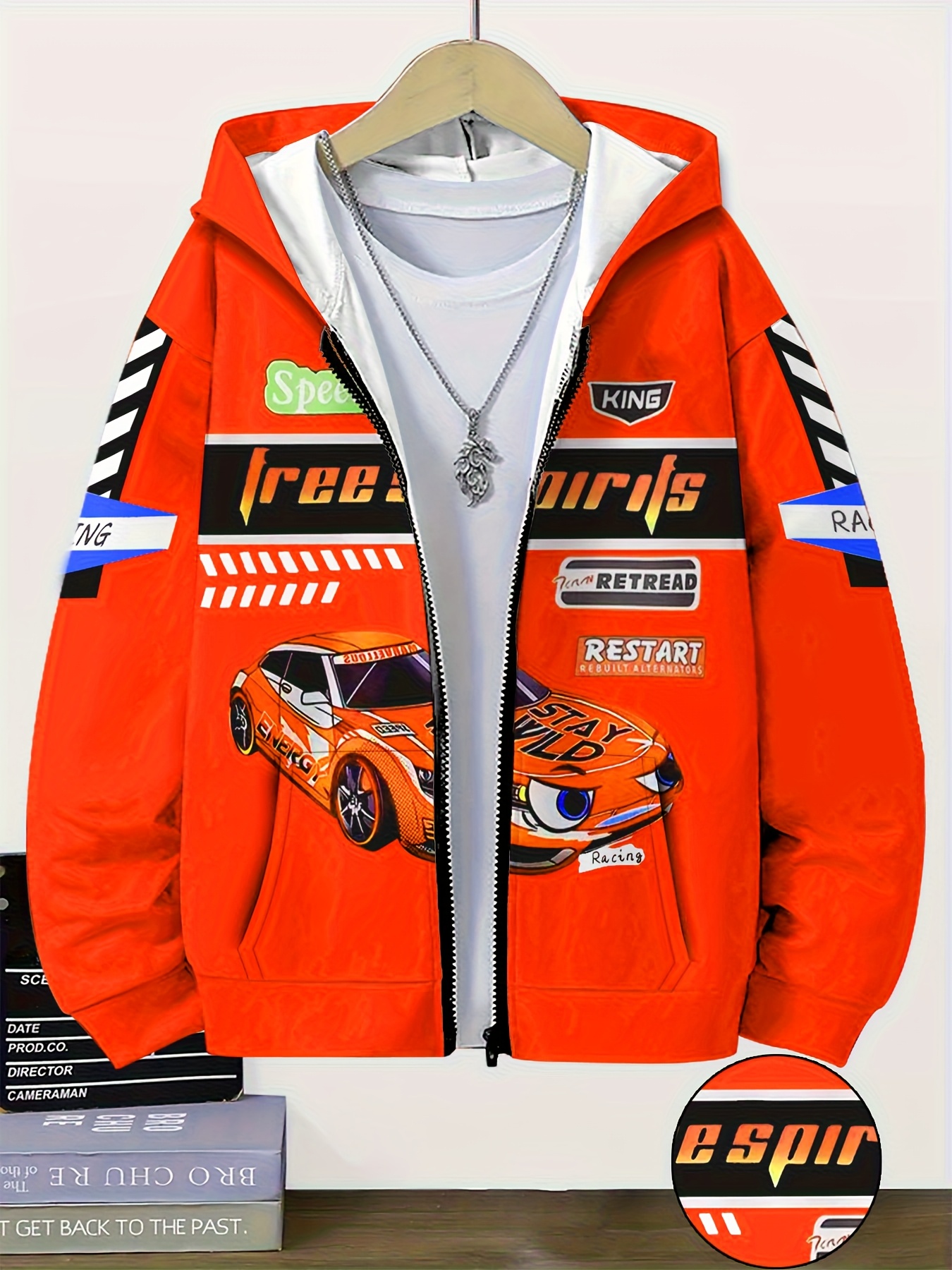 メンズウェア WHITE STAG orange zip-up jacket White Stag Jacket In Vintage Outerwear Coats & Jackets For