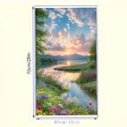 1pc adult landscape diamond painting set diy 5d landscape diamond dot painting suitable for home wall decoration and gifts