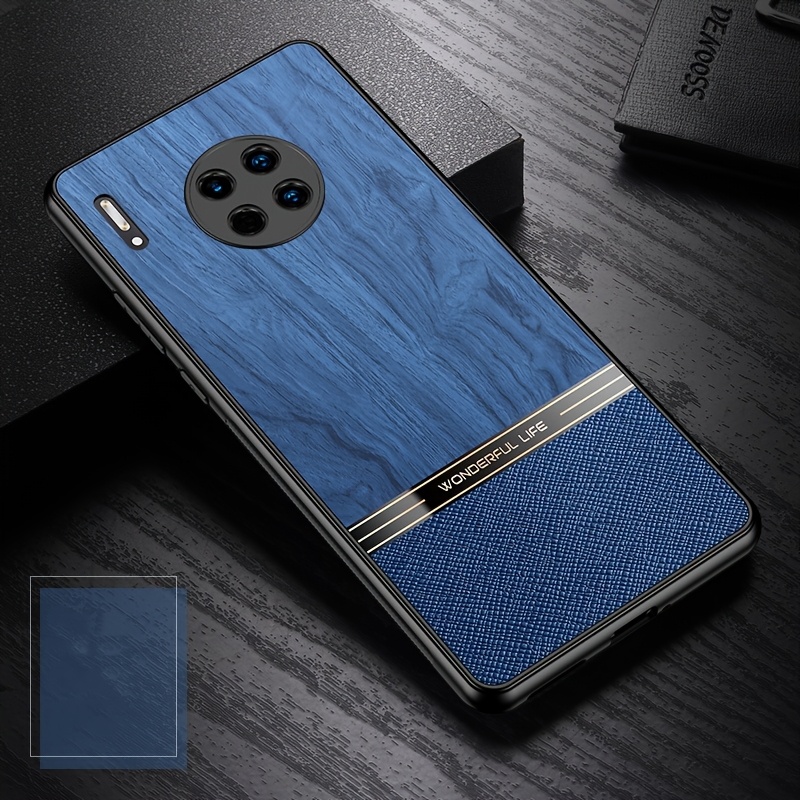 TEMU Phone Case: Suitable For Huawei / Pro/mate 40/mate 40 Pro New Wood Grain, Comfortable Feel, Ultra-thin, Non-slip, Fingerprint-proof Phone Case
