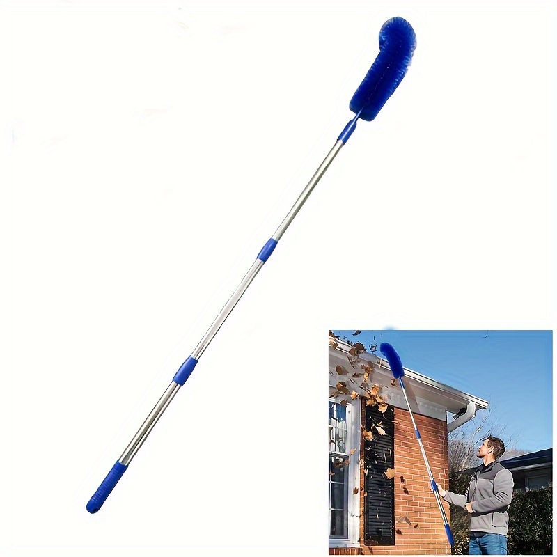 

1/2pcs, Gutter Cleaning Brush, Gutter Cleaning Tools From The Ground, Roofing Tool Rain Gutter Guard Cleaner Tool, Easy Remove Leaves And Debris From The Ground, Cleaning Supplies